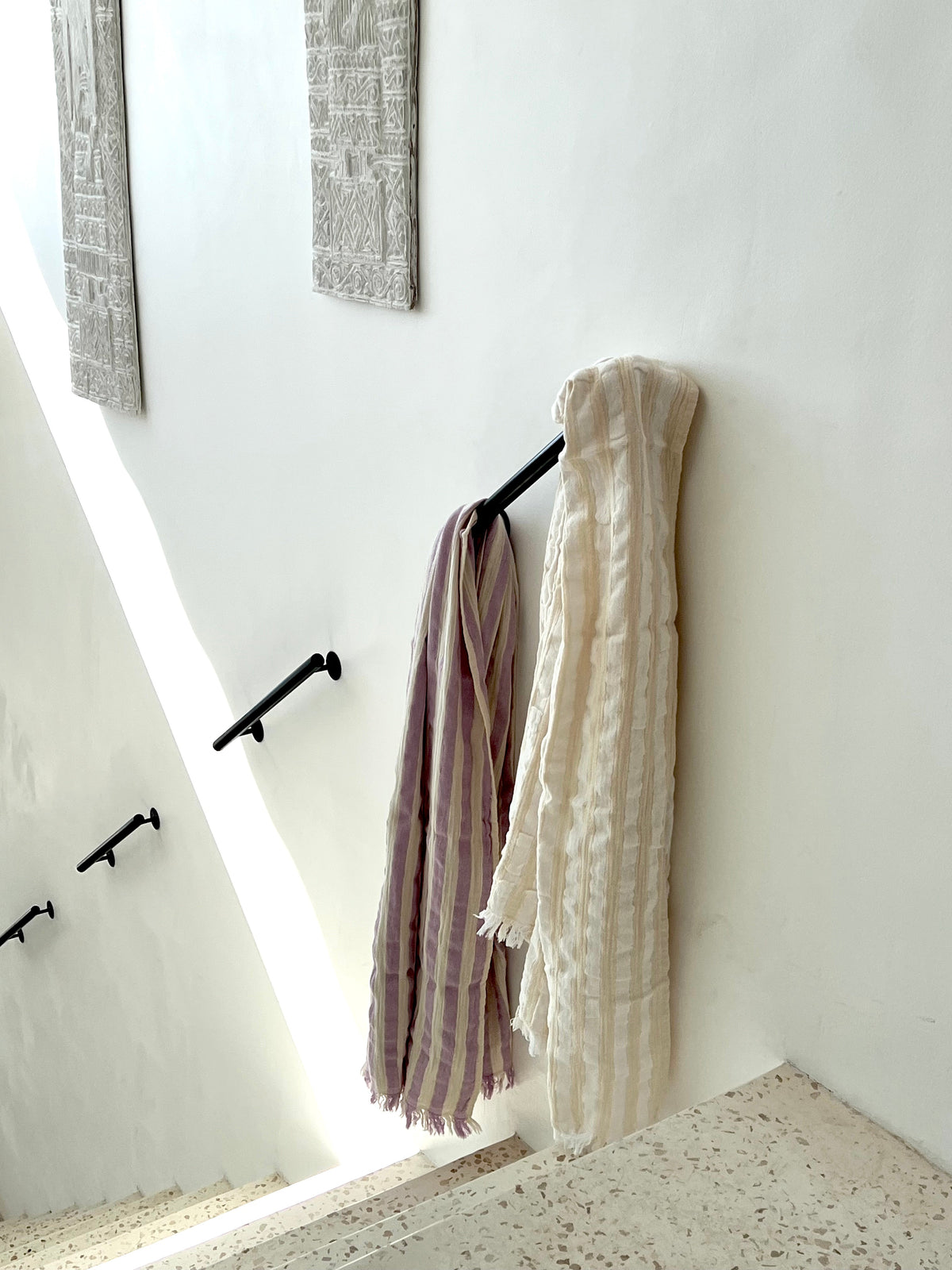 Melody Peshtemal Towel – Handwoven Turkish Hammam Towel in White
